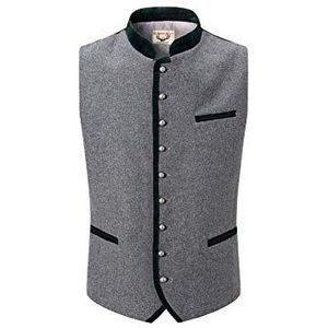 STOCKERPOINT - Gilet 'Alonso' - Grijs/Groen - Klederdracht