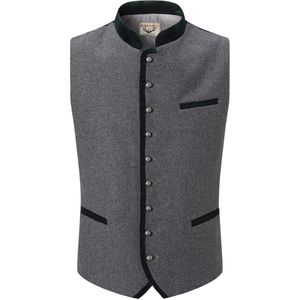 STOCKERPOINT - Gilet 'Alonso' - Grijs/Groen - Klederdracht