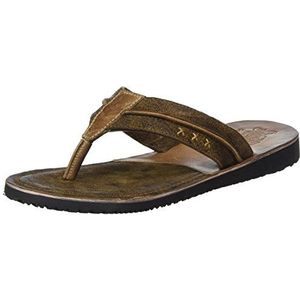 Stockerpoint - 1335 - Badschoenen - Bruin - Wildbock-leer - Comfortabele Klederdrachtschoen