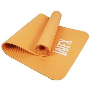 #DoYourFitness - fitness mat perfect voor pilates, aerobics, yoga - »Yogini« - non-slip, duurzaam, huidvriendelijk, slijtvast - 183 x 61 x 1,0cm cm - oranje