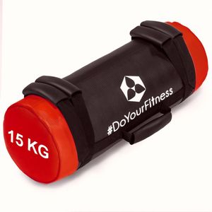 #DoYourFitness® - Core Bag / Gewicht Bag »Carolous« van 5 kg tot 30 kg - 2 handgrepen en 1 riem - Kracht / fitness bag voor kracht-, uithoudings-, gevechts- en coördinatietraining - 15kg