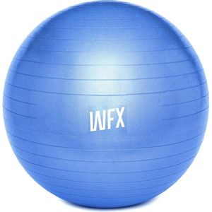 Gymnastiek Bal - »Orion« - zitbal en fitness bal ter ondersteuning van lichaamshouding, coördinatie en balans - Maat : 85 cm - blauw