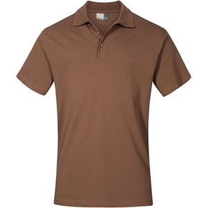 Herenpolo 'Superior' met korte mouwen Brown - 4XL