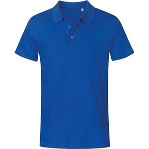 Herenpolo 'Jersey' met korte mouwen Royal - 5XL