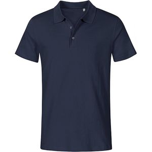 Herenpolo 'Jersey' met korte mouwen Navy - 5XL