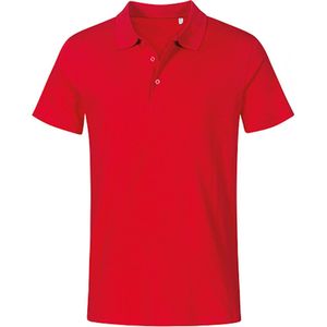 Herenpolo 'Jersey' met korte mouwen Fire Red - L
