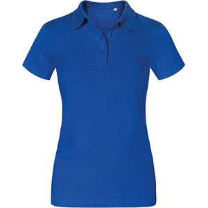 Damespolo 'Jersey' met korte mouwen Royal - 3XL