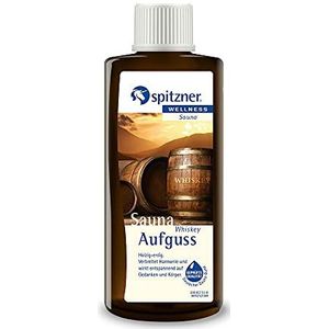 Spitzner Sauna-infusie Whiskey houtachtige aarde, 190 ml, wellness-sauna met mannelijke saunageur voor ontspanning van lichaam en geest, natuurlijke sauna-oliÃ«n