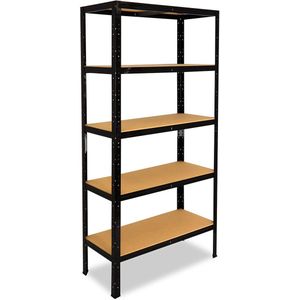 shelfplaza® 180x75x40cm Pro Étagère Charge Lourde Gris/Etagere Metal 5