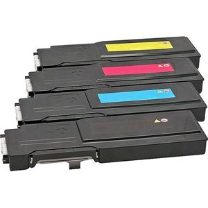 Set 4x ABC huismerk toner geschikt voor Xerox Phaser 6600 6600dn 6600dnm 6600n 6600 Series Workcentre WC 6605dn 6605dnm 6605n WorkCentre