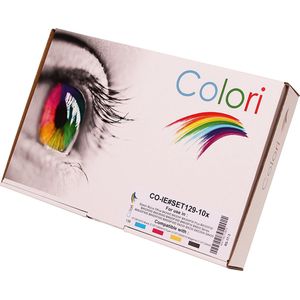 Colori huismerk set 10x inkt cartridge geschikt voor Epson Stylus B42WD BX320FW BX525WD BX535WD BX625FWD BX630FW BX635FWD BX925FWD SX525WD SX535WD SX620FW