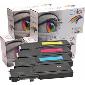 Set 4x Colori huismerk toner geschikt voor Xerox Phaser 6600 6600dn 6600dnm 6600n 6600 Series Workcentre WC 6605dn 6605dnm 6605n WorkCentre