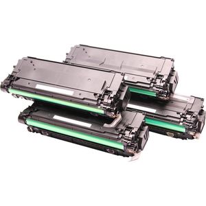 Set 4x ABC huismerk toner geschikt voor HP Laserjet Enterprise M550 Series M552 M552dn M553 M553dn M553n Laserjet Enterprise MFP M570 Series M577 M577c M577dn M577f HP 508A CF360A CF361A CF362A CF363A