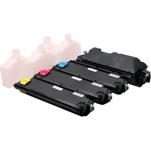 Set 4x ABC huismerk toner geschikt voor Kyocera TK-5270 voor Ecosys M6230 M6230cidn M6630 M6630cidn P6230 P6230cdn M 6230 M 6230cidn M 6630cidn P 6230 P 6230cdn TK5270 TK-5270K TK-5270C TK-5270M TK-5270Y