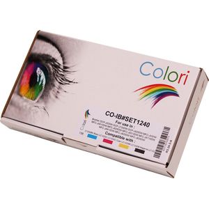 Set 4x Colori huismerk inkt cartridge geschikt voor Brother LC-1220 LC-1240 XL voor DCP-J525W DCP-J725DW DCP-J925DW MFC-J430W MFC-J5910DW MFC-J625DW MFC-J6510DW MFC-J6710DW MFC-J6910DW MFC-J825DW