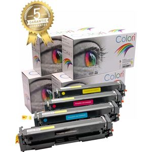 Colori huismerk set 4x toner geschikt voor Canon 054H I-Sensys LBP620C LBP621 LBP621CW LBP623CDW LBP623CW MF640 MF641 MF641CW MF643 MF643CDW MF645CX