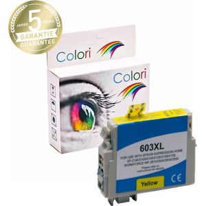 Colori huismerk inkt cartridge geschikt voor Epson 603XL geel voor Epson Expression Home XP-2100 XP-2105 XP-3100 XP-3105 XP-4100 XP-4105 Workforce WF-2810DWF WF-2830DWF WF-2835DWF WF-2850DWF