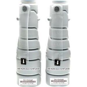2x ABC huismerk toner geschikt voor Konica Minolta 205B zwart voor Konica Minolta DI 1810 Konica Minolta DI 1810 f Konica Minolta DI 2010 Konica Minolta DI 2010 F Konica Minolta DI 2500 Series Konica