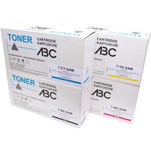 ABC huismerk Set 4x Toner geschikt voor Lexmark CS727 CS727DE CS728 CS728DE CX727 CX727DE