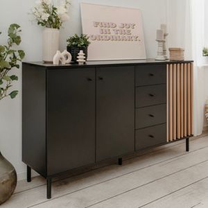 Zwarte Metalen Dressoirs op Pootjes kopen?  Tot 44% korting! | beslist.nl