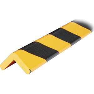 SHG Knuffi®-hoekbescherming, type E, afmetingen individueel, per str. m, zwart/geel