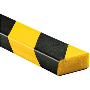 Flächenschutz Typ D, 1-m-Stück, gelb/schwarz, magnetisch