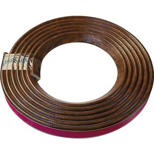 SHG Knuffi®-hoekbescherming, type E, 1 rol à 5 m, gecoat hout cherry