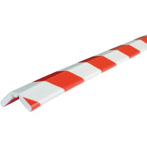 SHG Knuffi®-hoekbescherming, type W, 1 rol à 5 m, rood/wit