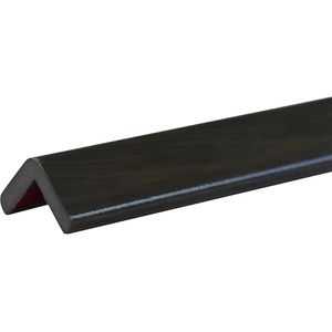 SHG Knuffi®-hoekbescherming, type H, stuk van 1 m, gecoat hout donker
