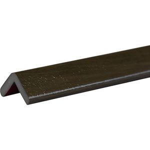 SHG Knuffi®-hoekbescherming, type H, stuk van 1 m, gecoat hout kaki