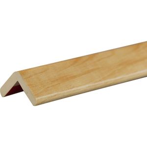 SHG Knuffi®-hoekbescherming, type H, stuk van 1 m, gecoat hout naturel