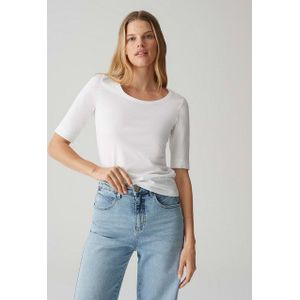 OPUS Kurzarmshirt Shirt SERTA Slim aus Jersey