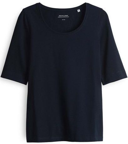 T-shirt - Effen - Jersey - Ronde Hals - Halve Mouw - Slanke Pasvorm