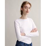 Opus - Smilla - Longsleeve - Zwart - Katoen-Elastaan - Kwaliteitslim Fit