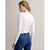 Opus - Smilla - Longsleeve - Zwart - Katoen-Elastaan - Kwaliteitslim Fit