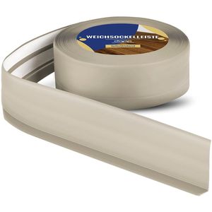 DQ-PP - Zachte Plint - Beige - 5 m - 50 x 15 mm - PVC - Zelfklevend