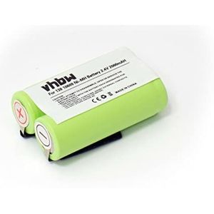 vhbw Batterij compatibel met Philips Philishave HQ7830, HQ7850, HQ7870, HQ8170, HQ8200, HQ8240, HQ8241 voor scheerapparaat, tandenborstel (2000mAh, 2,4V, NiMH)