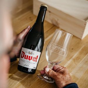 Bierpakket met gegraveerd glas - Duvel