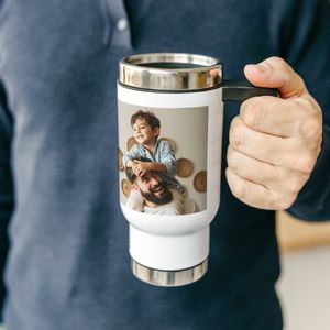 Thermosbeker met eigen ontwerp - Persoonlijke reisbeker