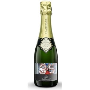 Champagne met bedrukt etiket - René Schloesser (375ml)