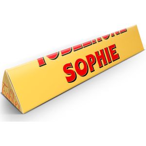 Toblerone reep met naam en foto