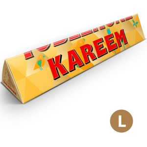 Toblerone paasreep met naam en foto - Large