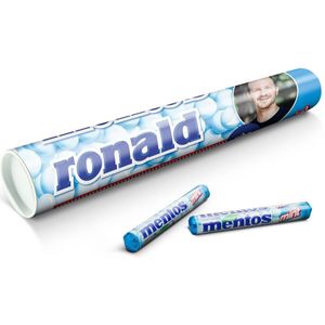 Gepersonaliseerde Mentos XXL rol - Mint