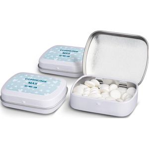 Pepermuntjes in blikje met foto en/of naam - 60 stuks