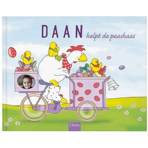 Boek met naam - Samen de paashaas helpen - Hardcover