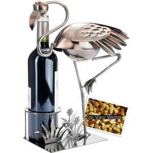 BRUBAKER Wijnflessenhouder ruiter in de sprong decoratief object metalen