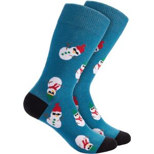 Brubaker Kerstsokken Voor Dames En Heren - Kerstmotieven - Unisex Kleurrijke Huissokken Voor De Kerstperiode - Grappige Katoenen Sokken - Cadeau Voor Kerstmis