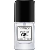 Catrice - Power Gel 2-in-1 Base & Top Coat - Transparant - 10,5 ml