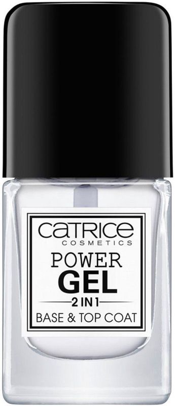 Catrice - Power Gel 2-in-1 Base & Top Coat - Transparant - 10,5 ml