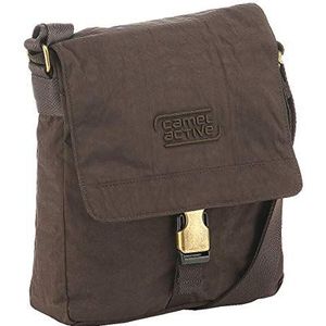 camel active Journey schoudertas voor heren, messenger bag, middelgroot, Donkerblauw, 22 x 7 x 26 (LxBxH), 000384